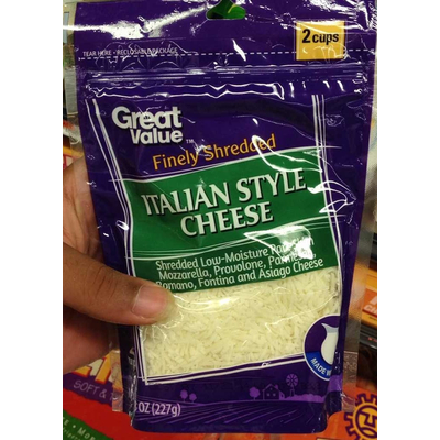 Finely Shredded Italian Style Cheese