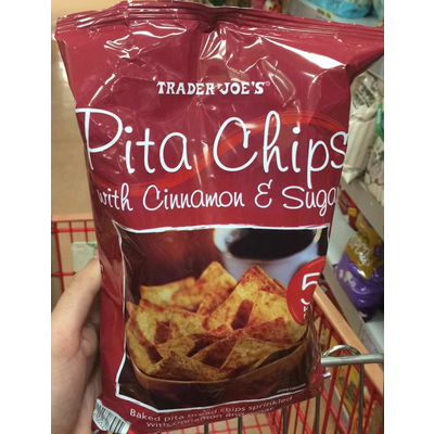 Pita Chips with Cinnamon & Sugar