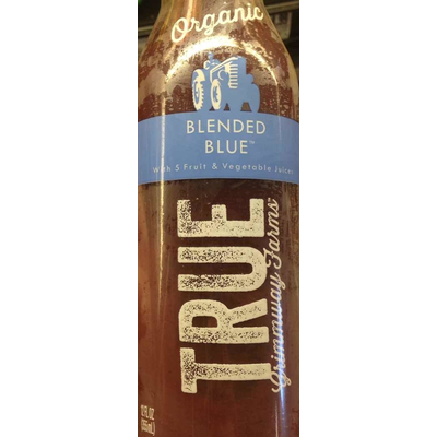 Organic Blended Blue with 5 fruit & Vegetable Juices