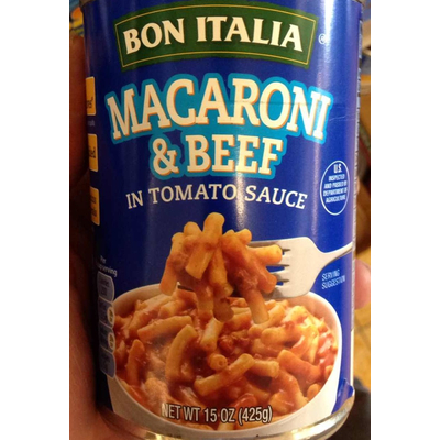 Macaroni & Beef in Tomato Sauce