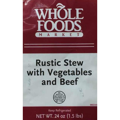 Rustic Stew with Vegetables and Beef