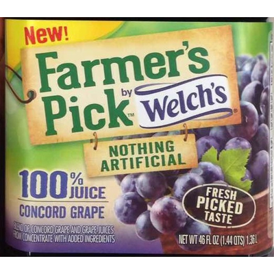 Farmer's Pick Concord Grape Juice