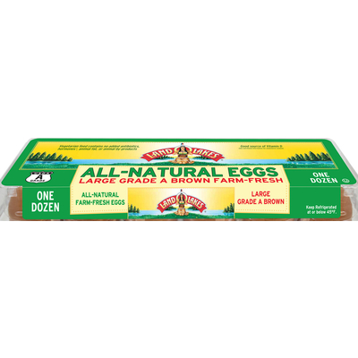 Large Grade A Brown Farm-Fresh Eggs