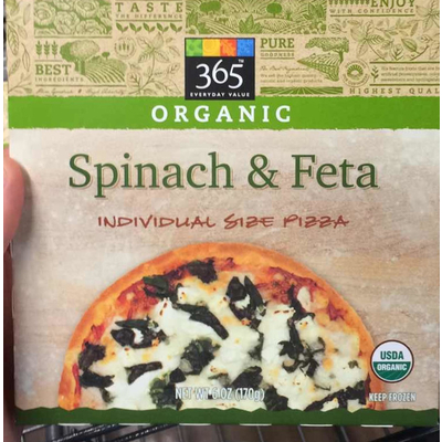 Organic Spinach & Feta Pizza