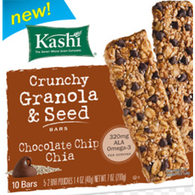 Crunchy Granola & Seed Bars, Chocolate Chip Chia
