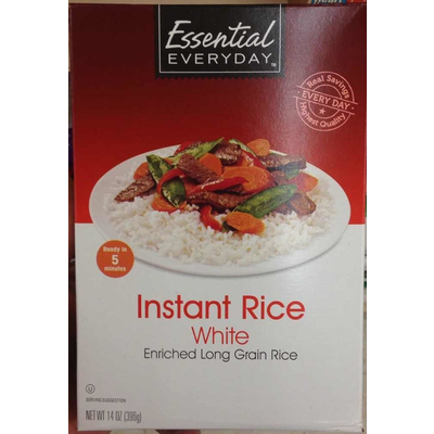 Instant Rice White, Enriched Long Grain Rice