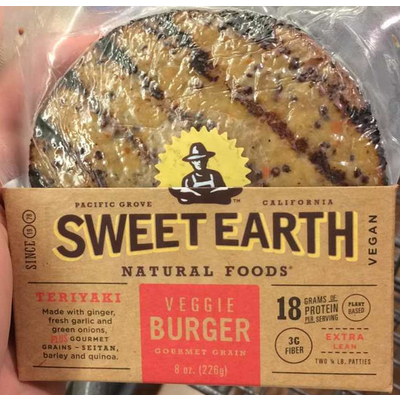 Veggie Burger Gourmet Grain, Teriyaki