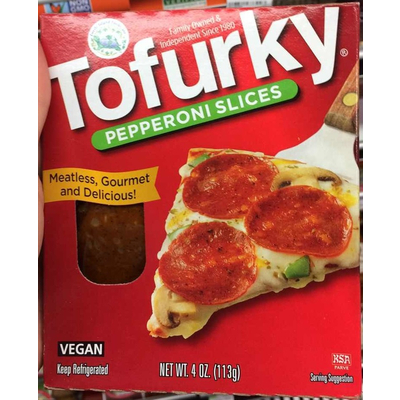 Meatless Pepperoni Slices
