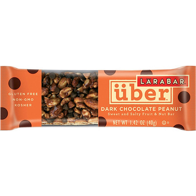 Uber Dark Chocolate Peanut Fruit & Nut Bar
