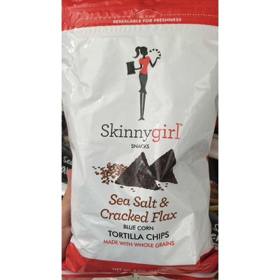 Sea Salt & Cracked Flax Blue Corn Tortilla Chips
