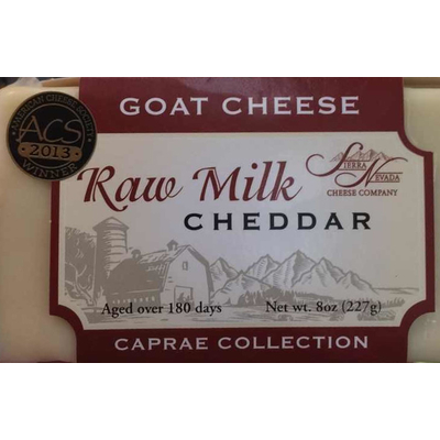 Raw Milk Cheddar Goat Cheese