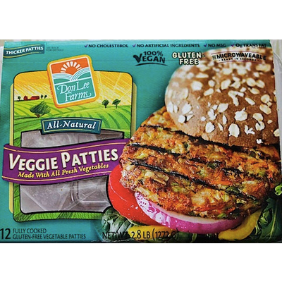 Calories in Veggie Patties from Don Lee Farms