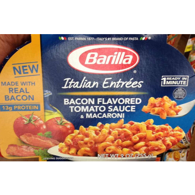 Bacon Flavored Tomato Sauce & Macaroni