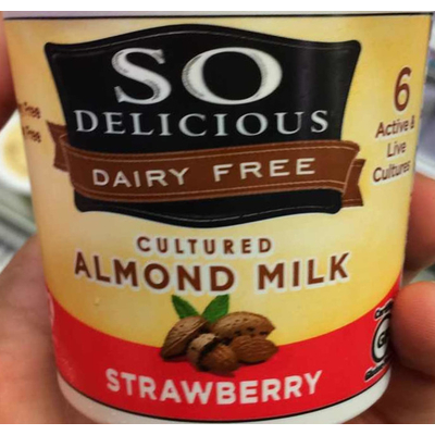 Cultured Almond Milk, Strawberry