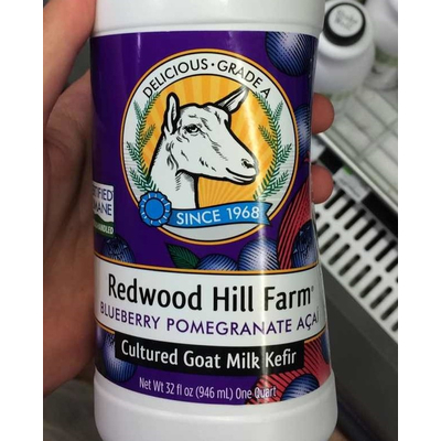 Cultured Goat Milk Kefir, Blueberry Pomegranate Acai