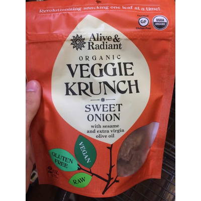 Organic Veggie Krunch, Sweet Onion