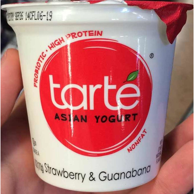 Strawberry & Guanabana Asian Yogurt