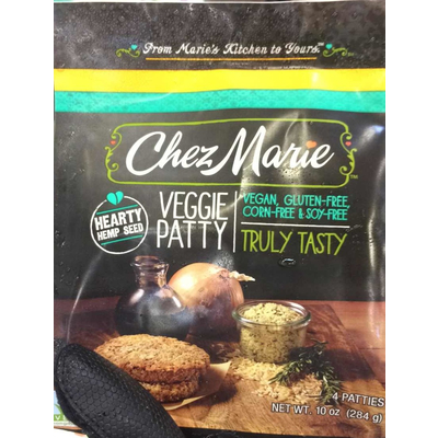 Hearty Hemp Seed Veggie Patty