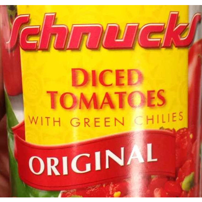 Diced Tomatoes with Green Chilies, Original