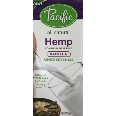 Hemp Non-Dairy Beverage, Vanilla