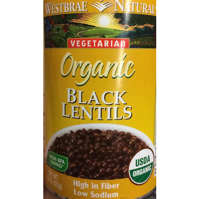 Organic Black Lentils