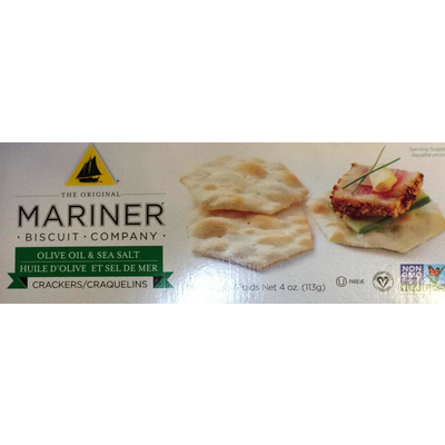 Olive Oil & Sea Salt Crackers