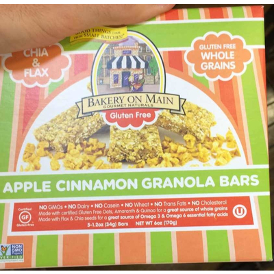 Apple Cinnamon Granola Bars