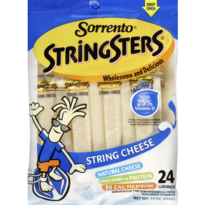 Stringsters String Mozzarella Cheese