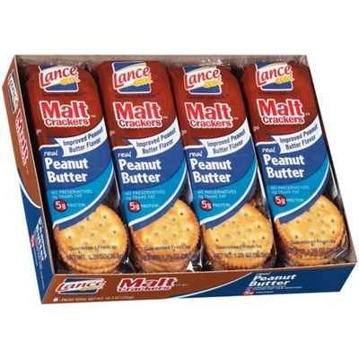 Malt Crackers with Peanut Butter Flavor