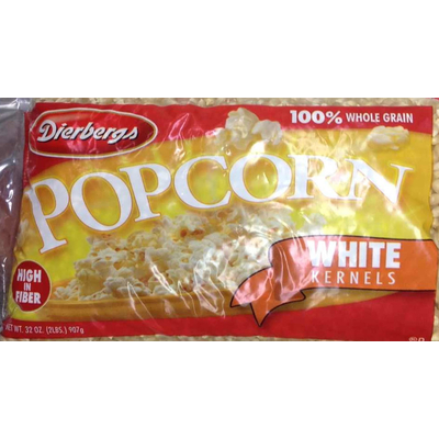 White Kernels Popcorn