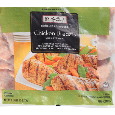 Boneless, Skinless Chicken Breast with Rib Meat