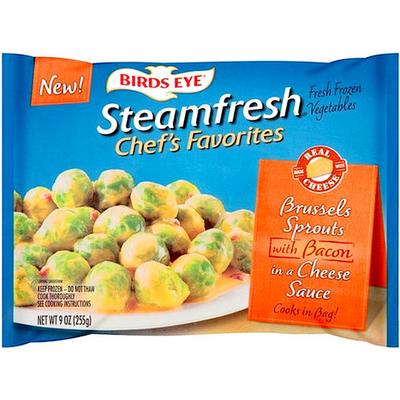 Steamfresh, Chef's Favorites, Brussels Sprouts With Bacon In A Cheese Sauce