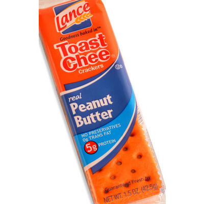 Toast Chee Crackers, Real Peanut Butter