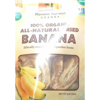 Organic Dried Banana