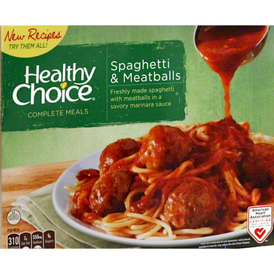 Complete Meals, Spaghetti & Meatballs