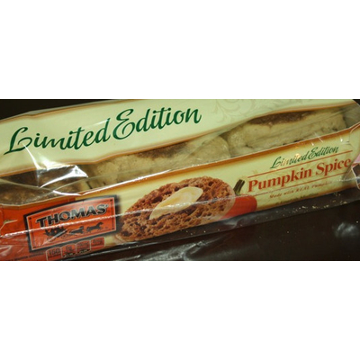 Limited Edition, Pumpkin Spice English Muffins