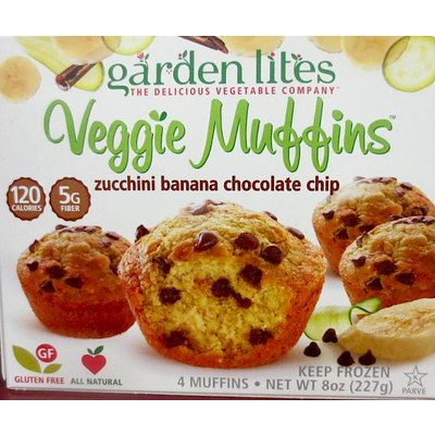 Veggie Muffins, Zucchini Banana Chocolate Chip