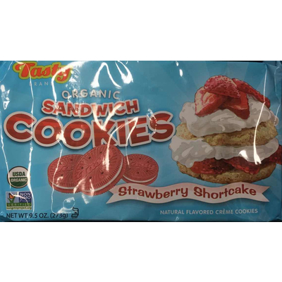 Strawberry Shortcake Sandwich Cookies