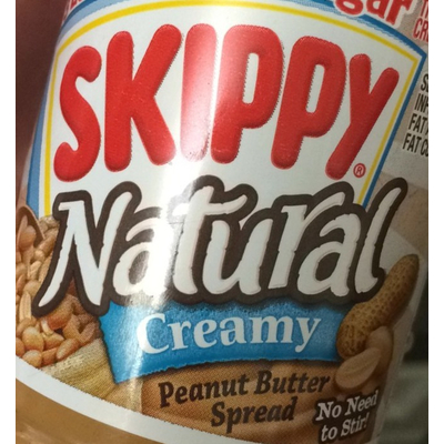 Natural Low Sodium & Sugar Creamy Peanut Butter Spread