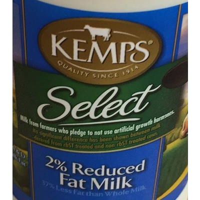 2% Reduced Fat Milk