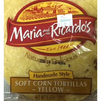 Soft Corn Tortillas Yellow