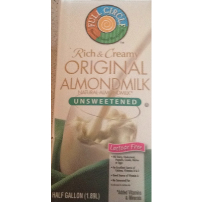 Almondmilk, Unsweetened