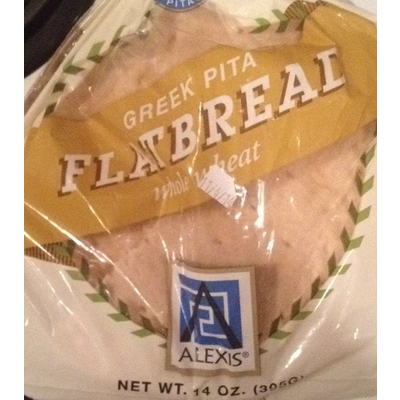 Greek Pita Whole Wheat Flat Bread