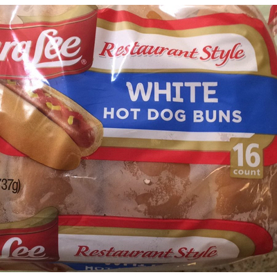 Restaurant Style White Hot Dog Buns