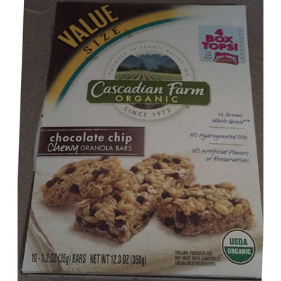 Chocolate Chip Chewy Granola Bars