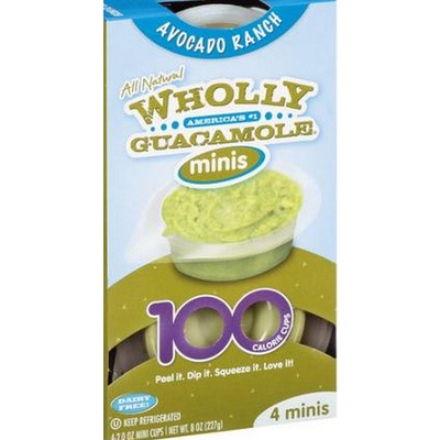 Guacamole Dip, Minis, Avocado Ranch