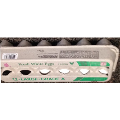 Large Grade A White Eggs