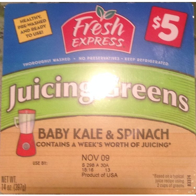 Baby Kale & Spinach Juicing Greens