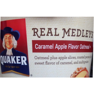 Real Medleys Caramel Apple Flavor Oatmeal