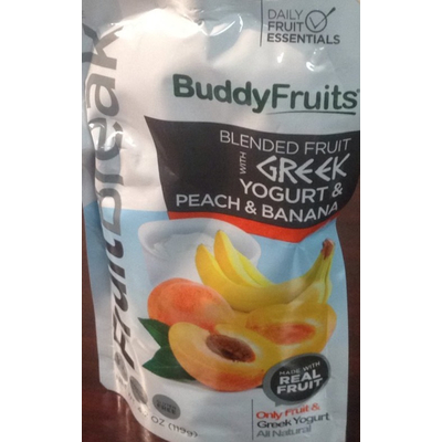 Blended Fruit Greek Yogurt, Peach & Banana
